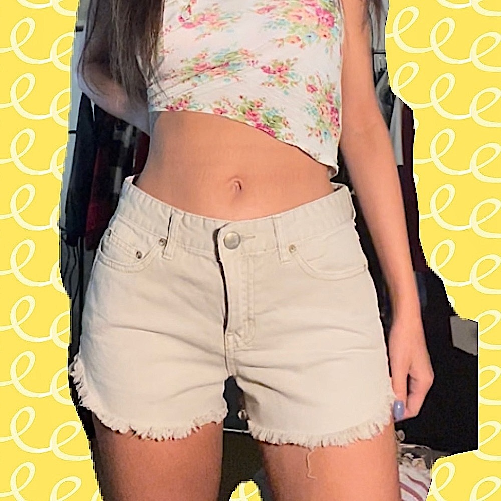 FREE PEOPLE JEAN SHORTS SIZE 26